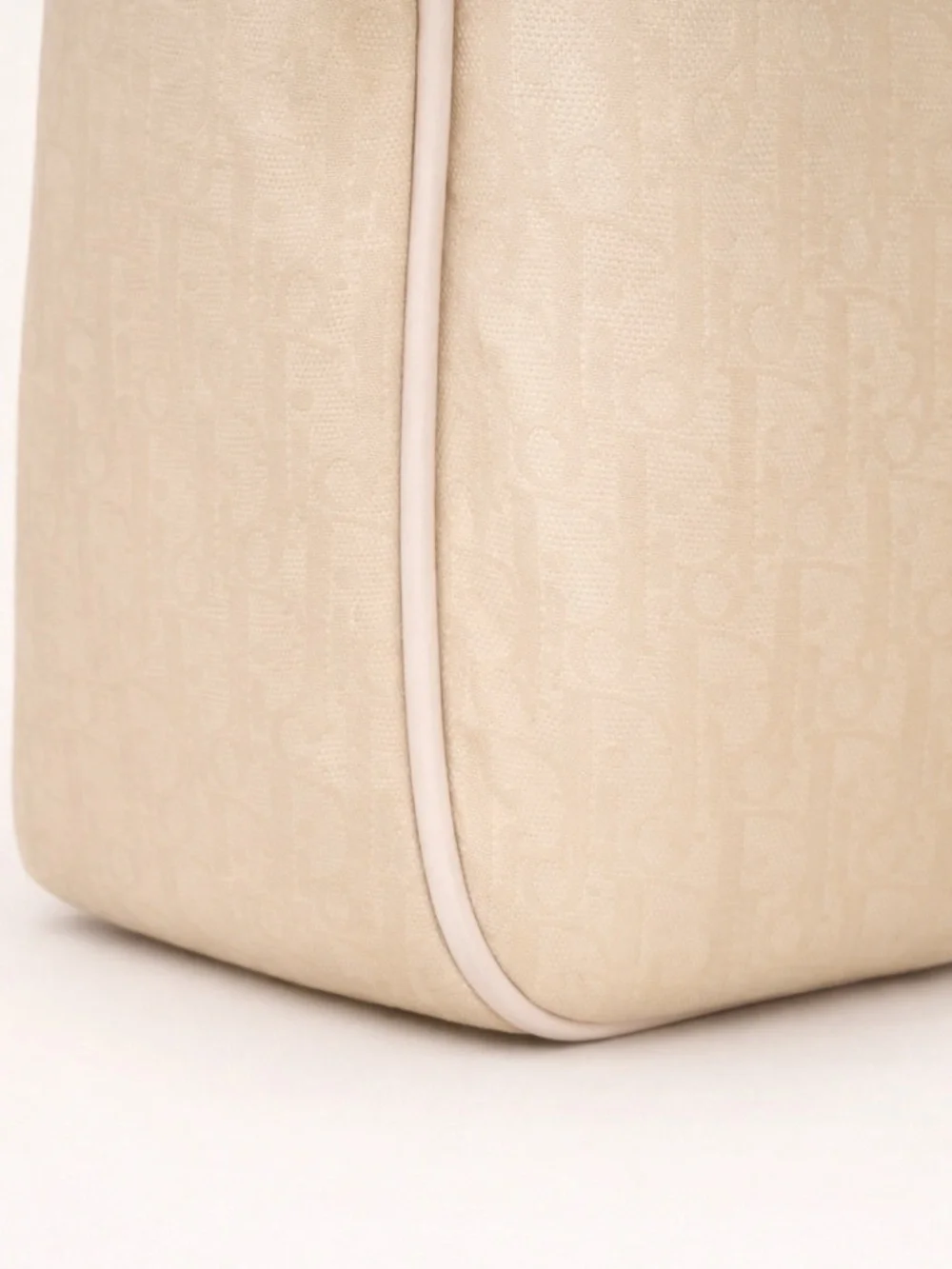 Christian Dior Diorissimo Trotter Monogram Canvas Tote Bag Cream - Picture 10 of 10